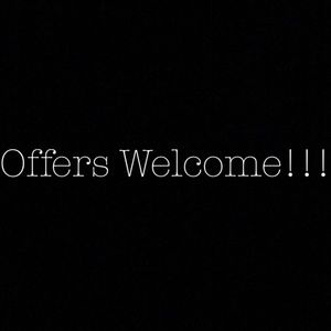 All reasonable offers are welcome!